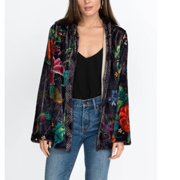 Johnny Was Biya Legendary Sherpa Zip Up Hoodie - Picture 2 of 13